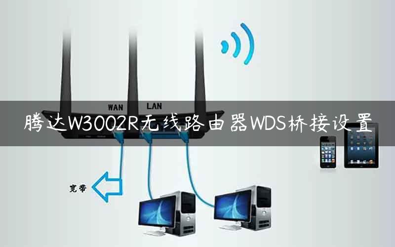 腾达W3002R无线路由器WDS桥接设置