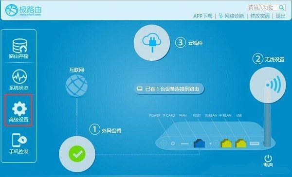 hiwifi(极路由)恢复出厂的设置方法