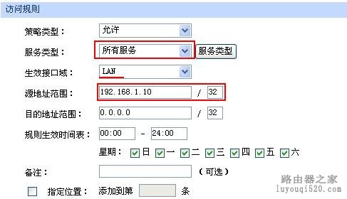 路由器安全之访问控制