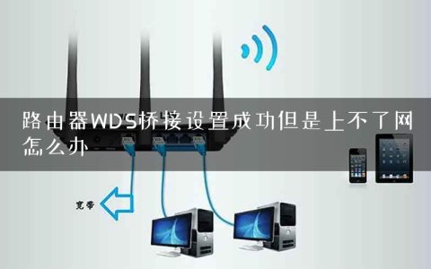 路由器WDS桥接设置成功但是上不了网怎么办