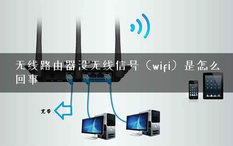 无线路由器没无线信号（wifi）是怎么回事