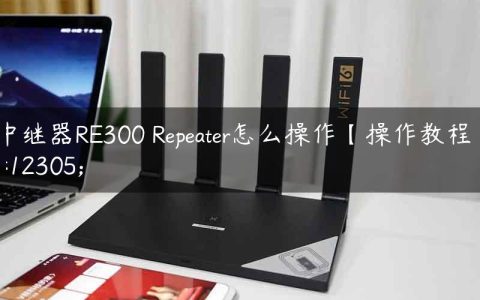 中继器RE300 Repeater怎么操作【操作教程】