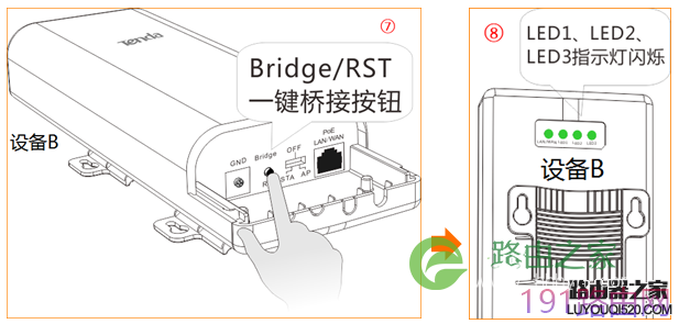 腾达(Tenda)O5V1.0-如何设置一键桥接？14