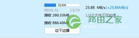 更换千兆光猫 100M宽带双拨突破200M