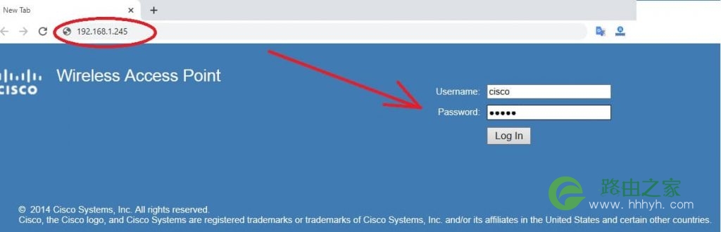 思科(cisco)路由器登录IP地址默认密码说明