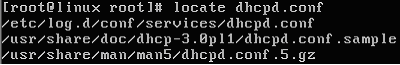 linux下dhcp服务器设置