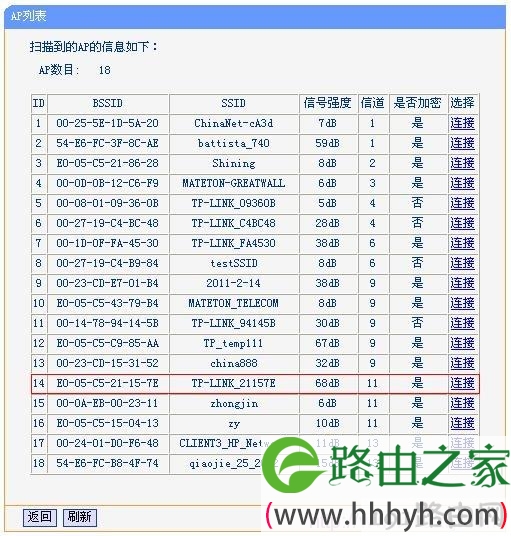 TL-WR700N连接无线设备A