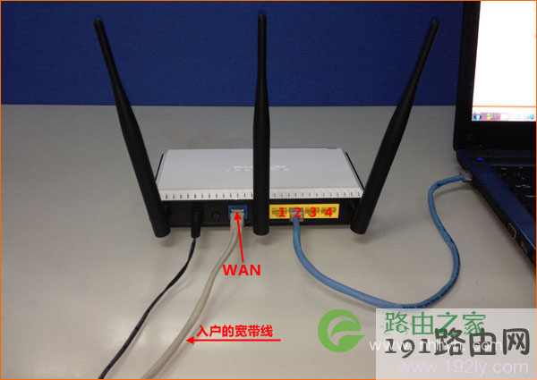 宽带是入户网线接入时,路由器的正确连接方式