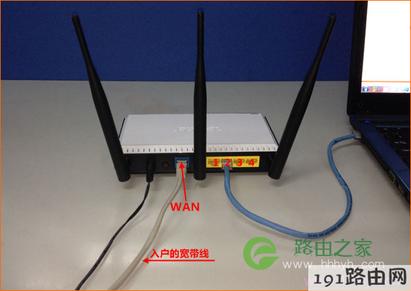 宽带网线接入上网时，路由器正确连接方式