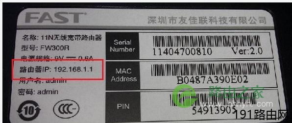 路由器fast的网址