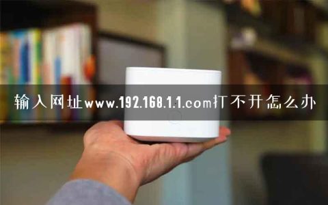 输入网址www.192.168.1.1.com打不开怎么办