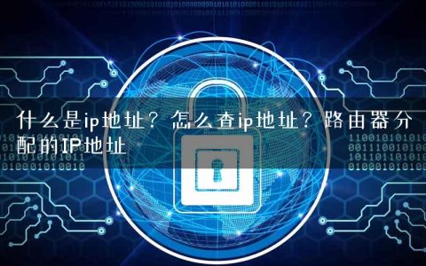 什么是ip地址？怎么查ip地址？路由器分配的IP地址