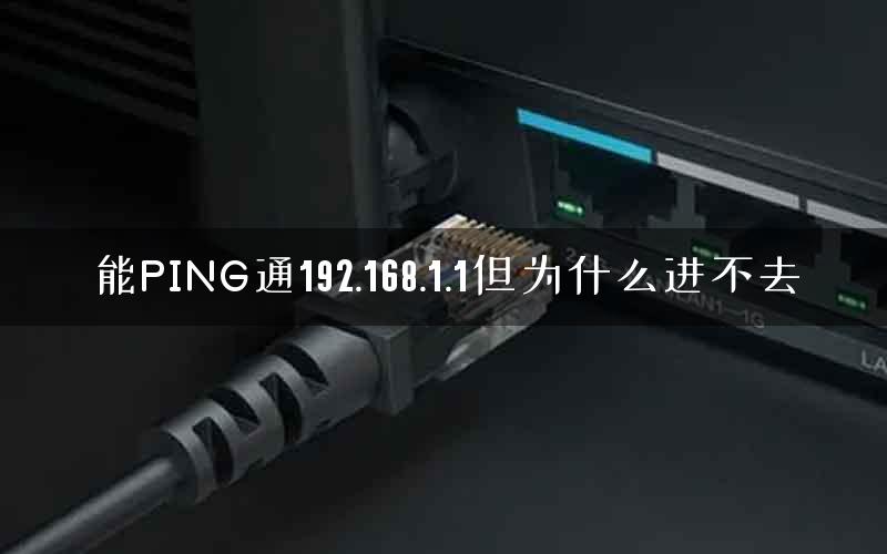 能PING通192.168.1.1但为什么进不去