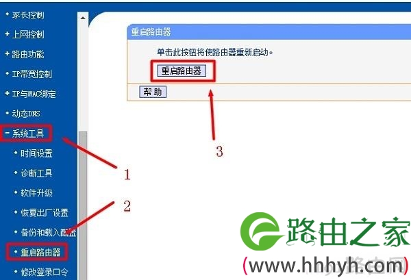 重启路由器