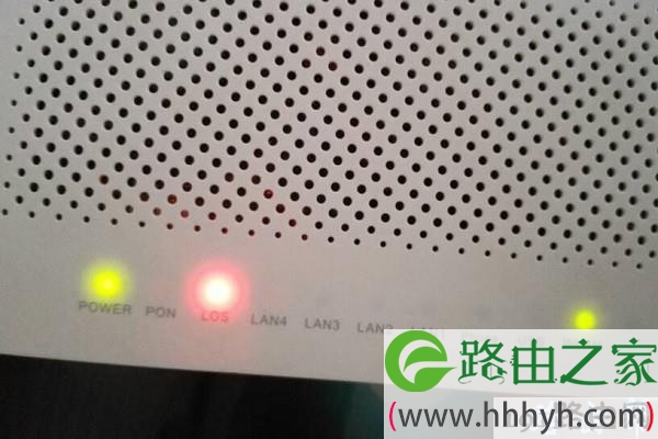 光猫los闪红灯