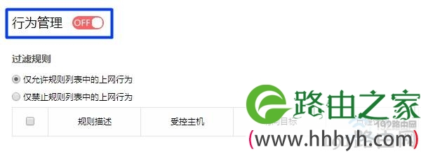 关闭：上网控制