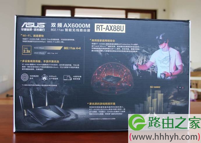 华硕RT-AX88U电竞路由评测 WiFi6网络性能怪兽