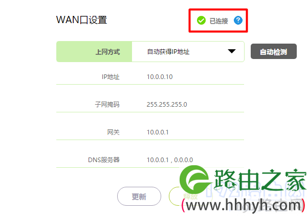 表示路由器设置成功，可以正常上网