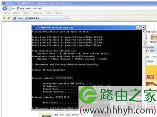查看本地系统获得的IP地址等信息