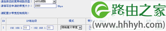 TP-LINK路由器IP带宽控制使用图文教程