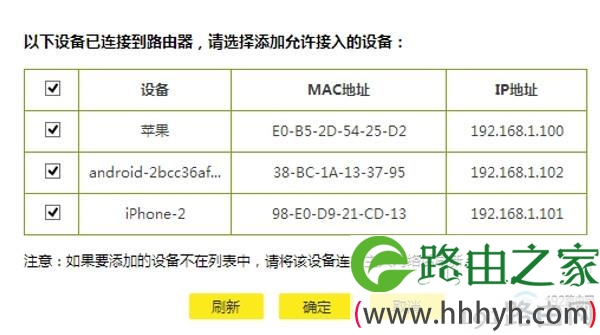 新版TP-Link路由器设置无线MAC地址过滤2