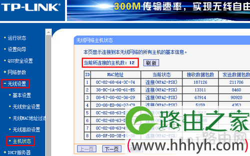 查看无线使用人数