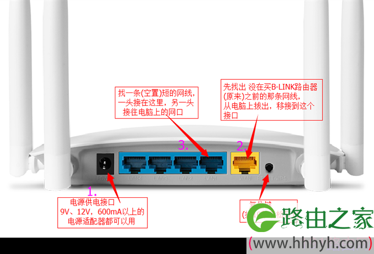 B-LINK路由器如何登录并访问设置页面