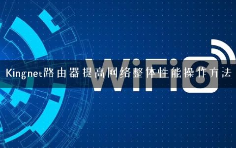 Kingnet路由器提高网络整体性能操作方法