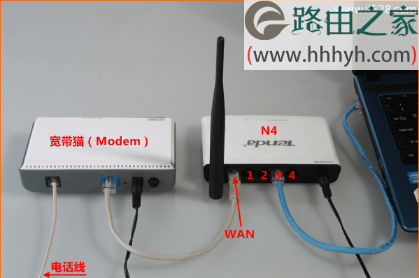 腾达(Tenda)N4无线路由器ADSL拨号设置上网