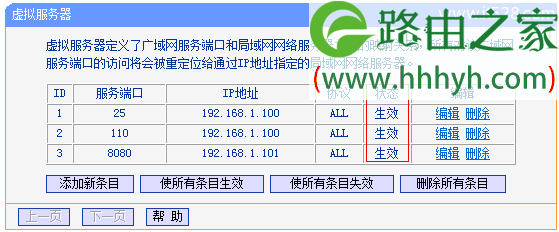 TP-Link TL-WR842N路由器端口转发(虚拟服务器)设置上网