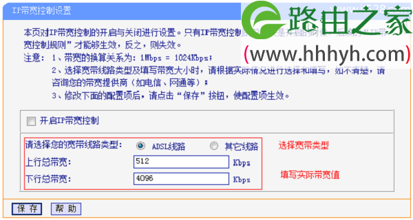 TP-Link TL-WR2041+路由器限制网速(IP宽带控制)设置上网