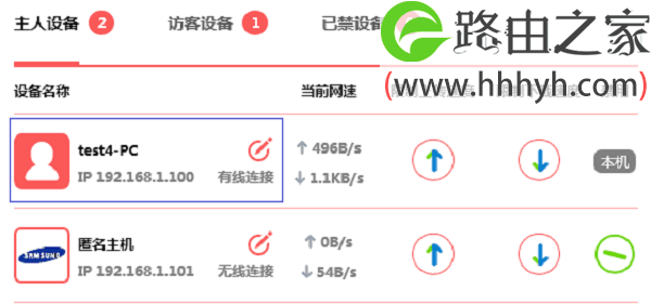水星MW300R路由器设置限制网络速度的方法