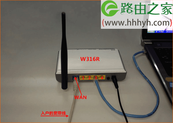 腾达(Tenda)W316R无线路由器设置上网