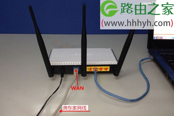 房东家的网线不用账号和密码就能上网如何设置路由器？