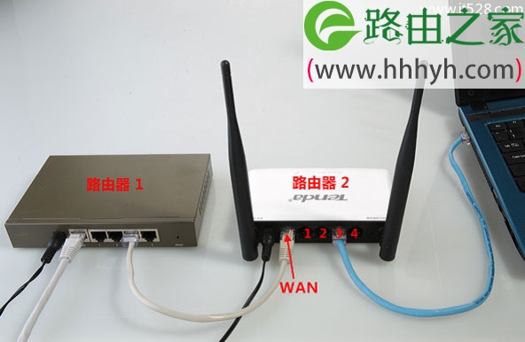 两家共用一个路由器后再装一个无线路由器如何设置？