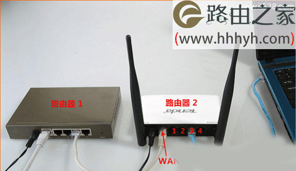 无线路由器连接另一个无线路由器设置上网方法