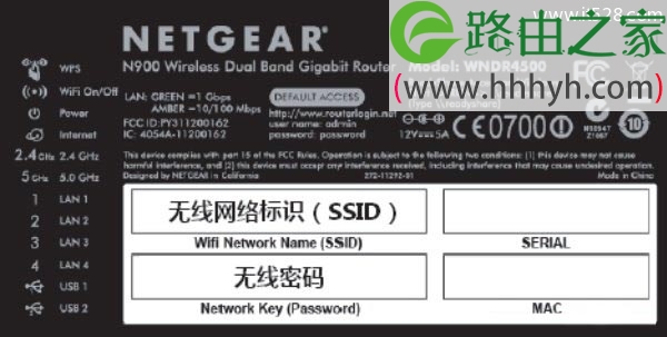 网件NETGEAR WNDR4500路由器设置上网方法