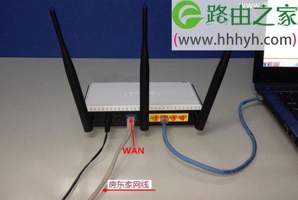 房东家的宽带接出后到自家怎么连接无线路由器(一)
