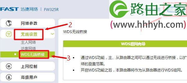 两个迅捷(FAST)路由器设置无线桥接上网教程