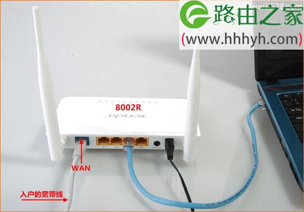 腾达(Tenda)8002R无线路由器设置上网