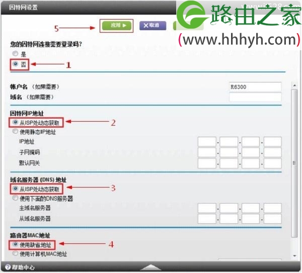网件NETGEAR R7000路由器设置上网