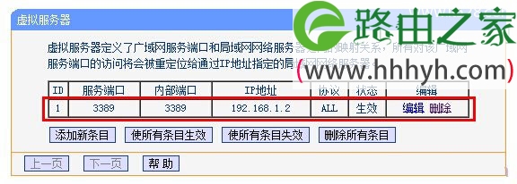 TP-Link TL-WDR7500路由器端口转发(虚拟服务器)设置上网
