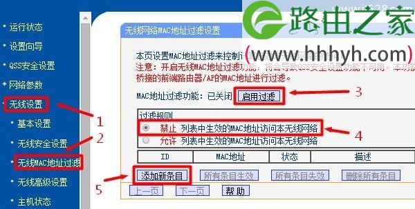 路由器禁止(限制)手机上网的设置方法