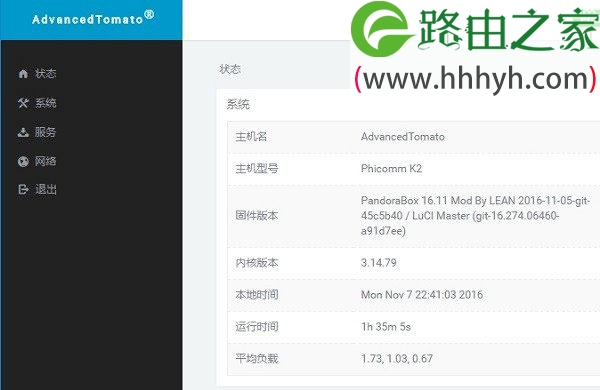 斐讯(PHICOMM)K2路由器刷潘多拉(pandorabox)固件的方法