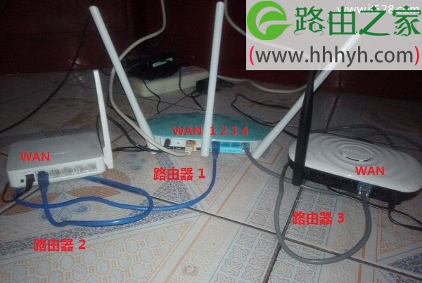 三个路由器如何设置无线网络