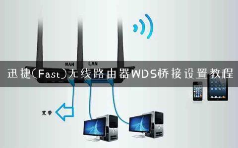 迅捷(Fast)无线路由器WDS桥接设置教程