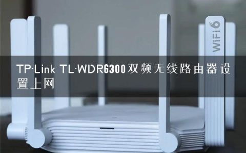 TP-Link TL-WDR6300双频无线路由器设置上网
