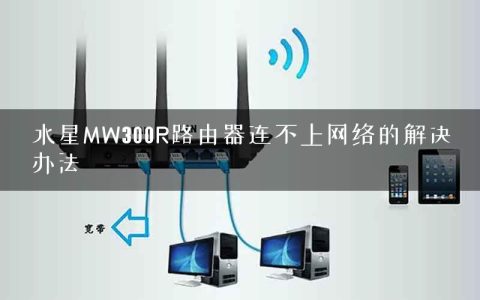 水星MW300R路由器连不上网络的解决办法