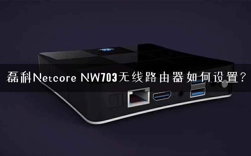 磊科Netcore NW703无线路由器如何设置？