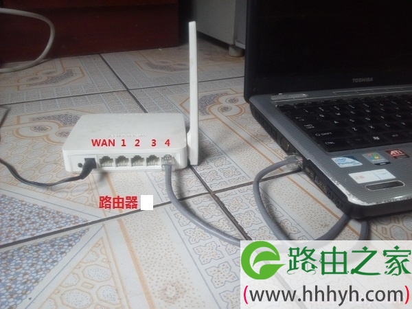 用网线连接电脑与腾达AC15路由器